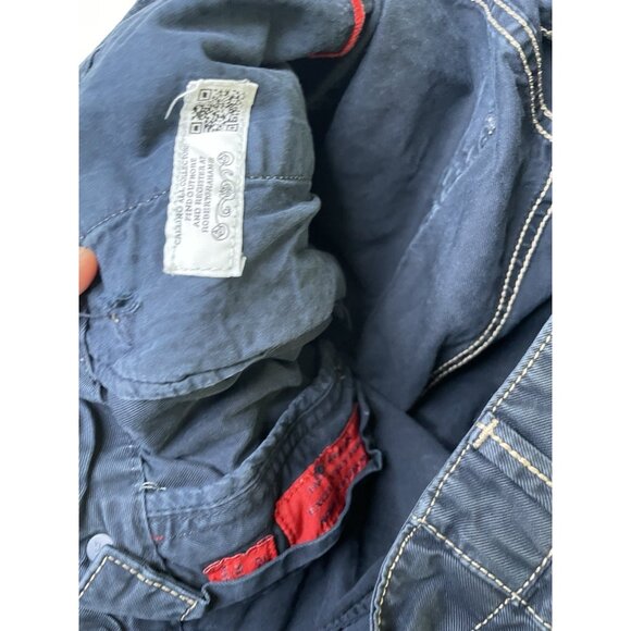 Robert Graham Men's Chino Straight Leg Pants Size 36x29 Navy Blue - Picture 8 of 10